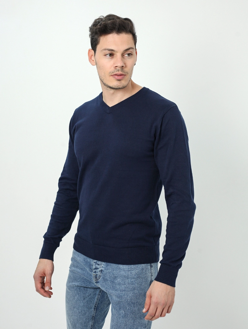 Pull col v essentiel